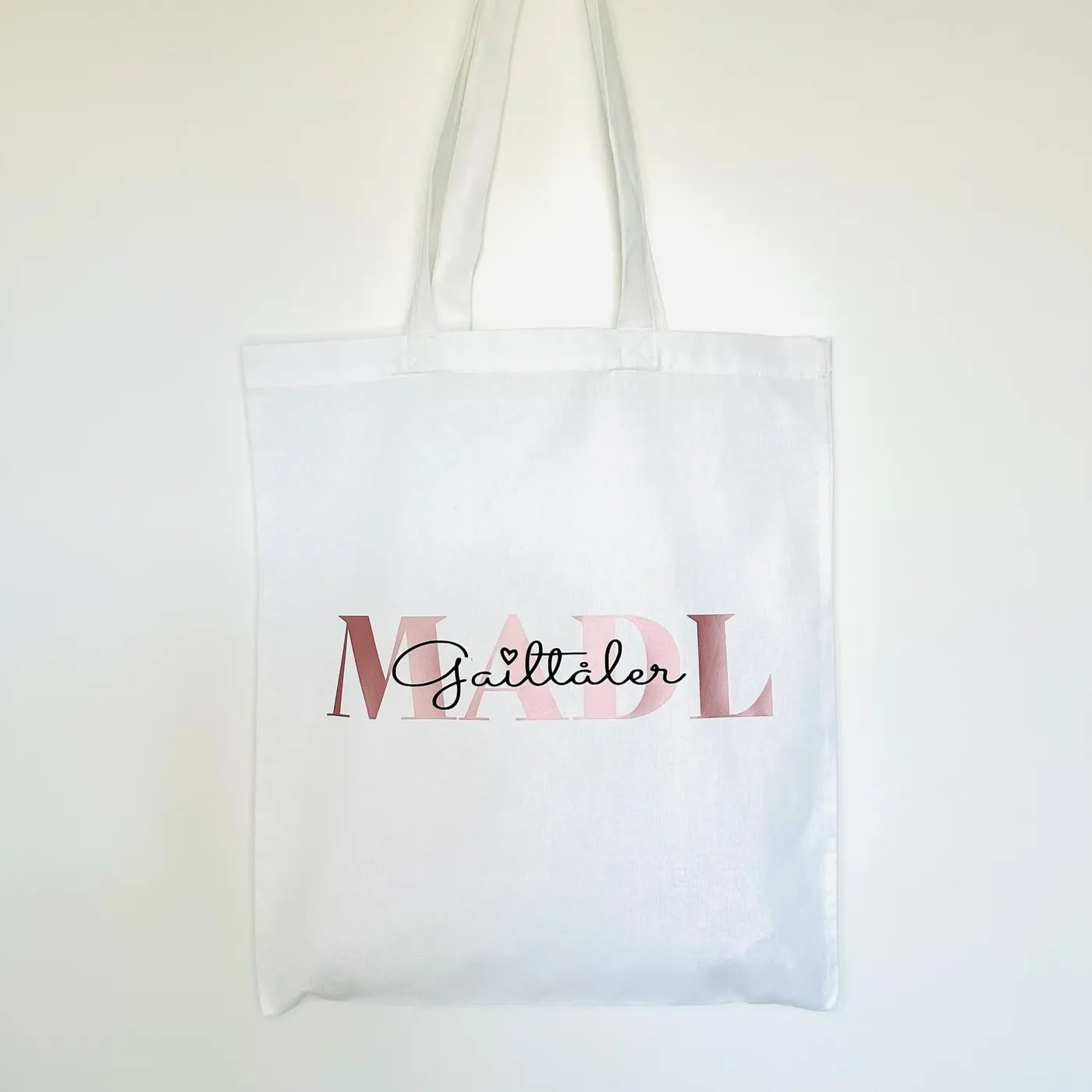 GAILTALER MADL // Baumwolltasche weiß