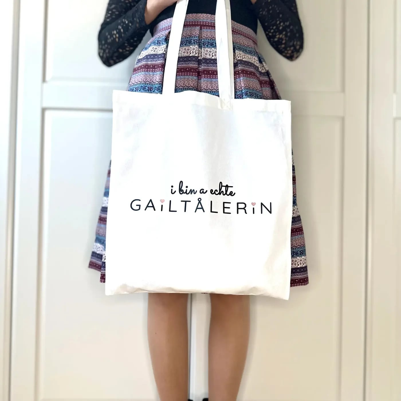 I BIN A ECHTE GAILTALERIN // Baumwolltasche weiß
