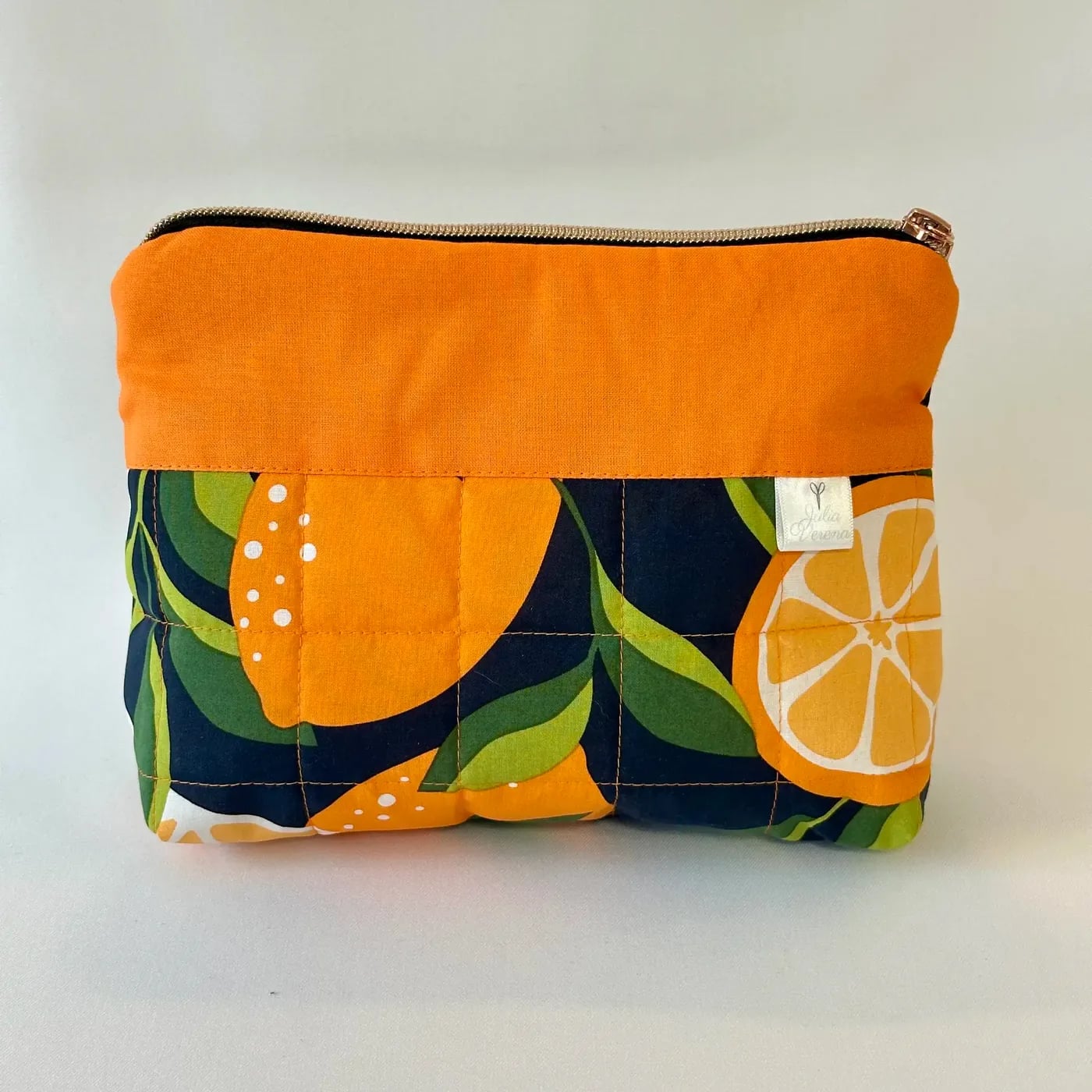 Kosmetiktasche ZITRUS - personalisierbar