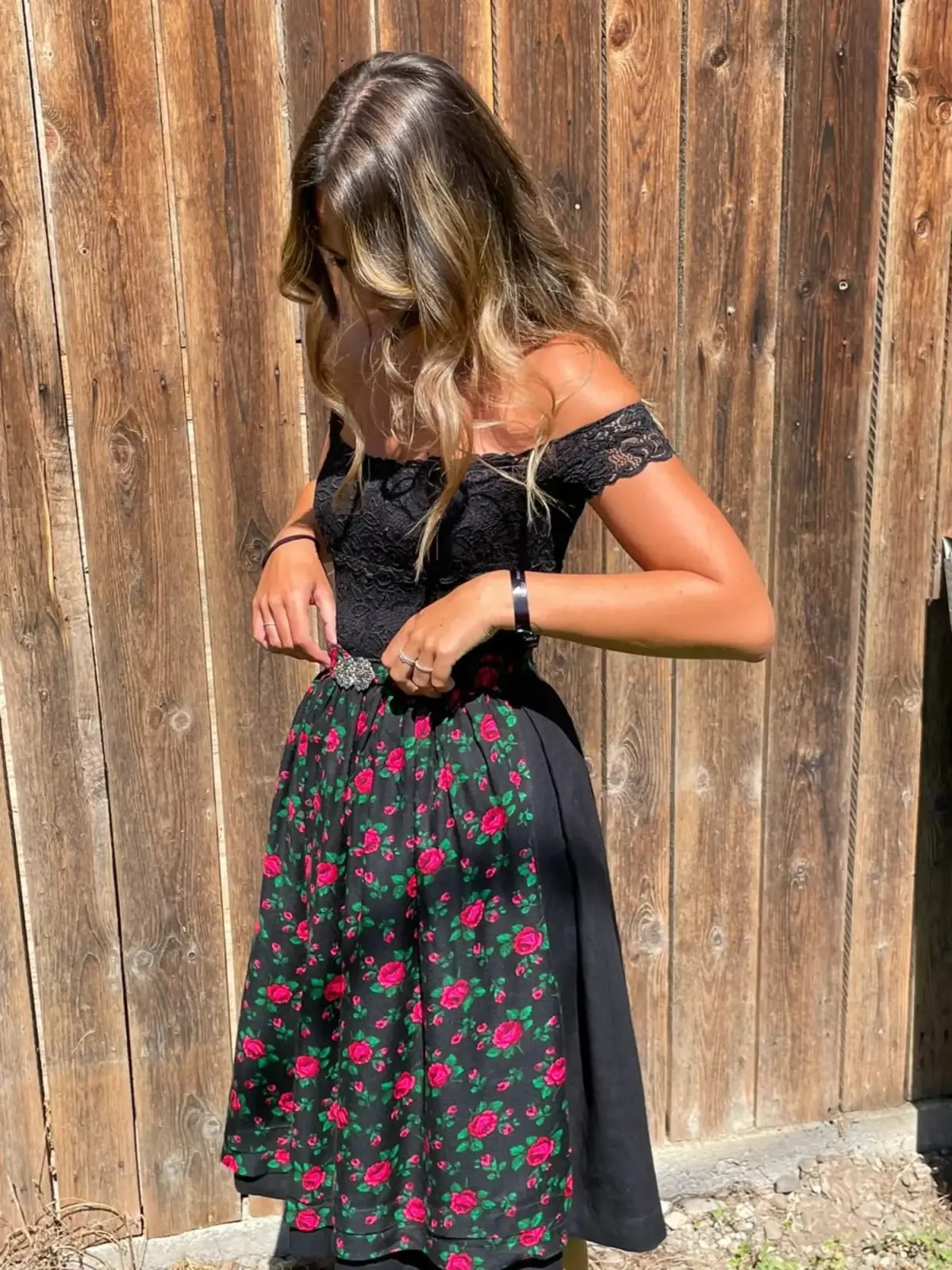 Maßgefertigtes Dirndl bzw. Trachtenkleid, Arbeit 38 von 60