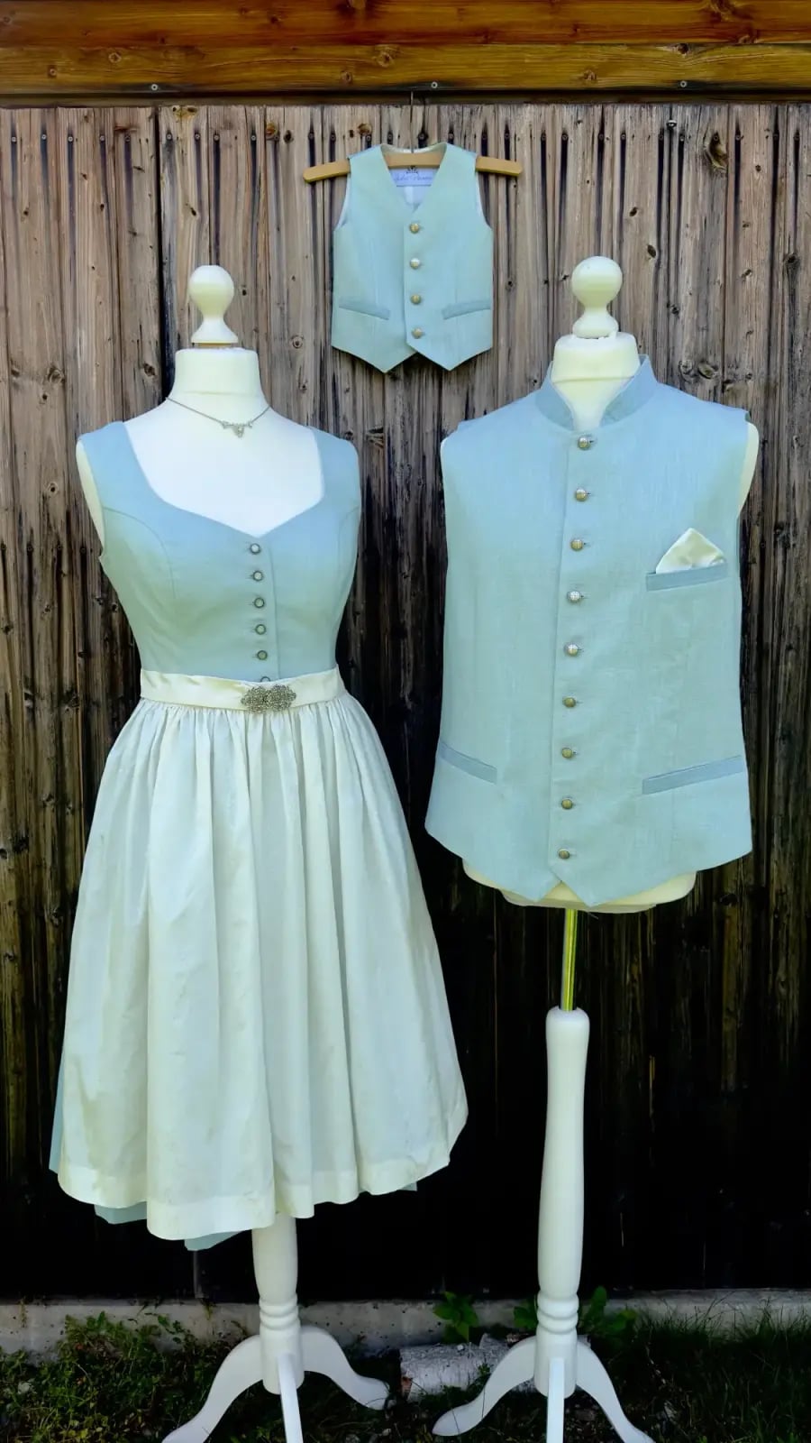 Brautdirndl bzw. Hochzeitstracht nach Maß, Arbeit 1 von 5