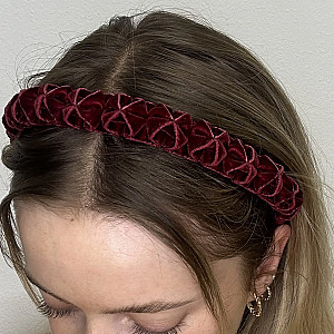 DIRNDL-HAARREIFEN aus Samt 