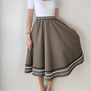 Trachtenrock MONA / braun