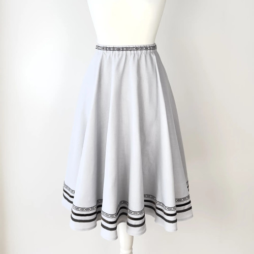 Trachtenrock MONA / hellgrau