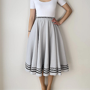 Trachtenrock MONA / hellgrau