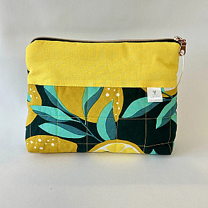 Kosmetiktasche ZITRUS - personalisierbar