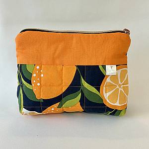 Kosmetiktasche ZITRUS - personalisierbar