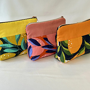 Kosmetiktasche ZITRUS - personalisierbar